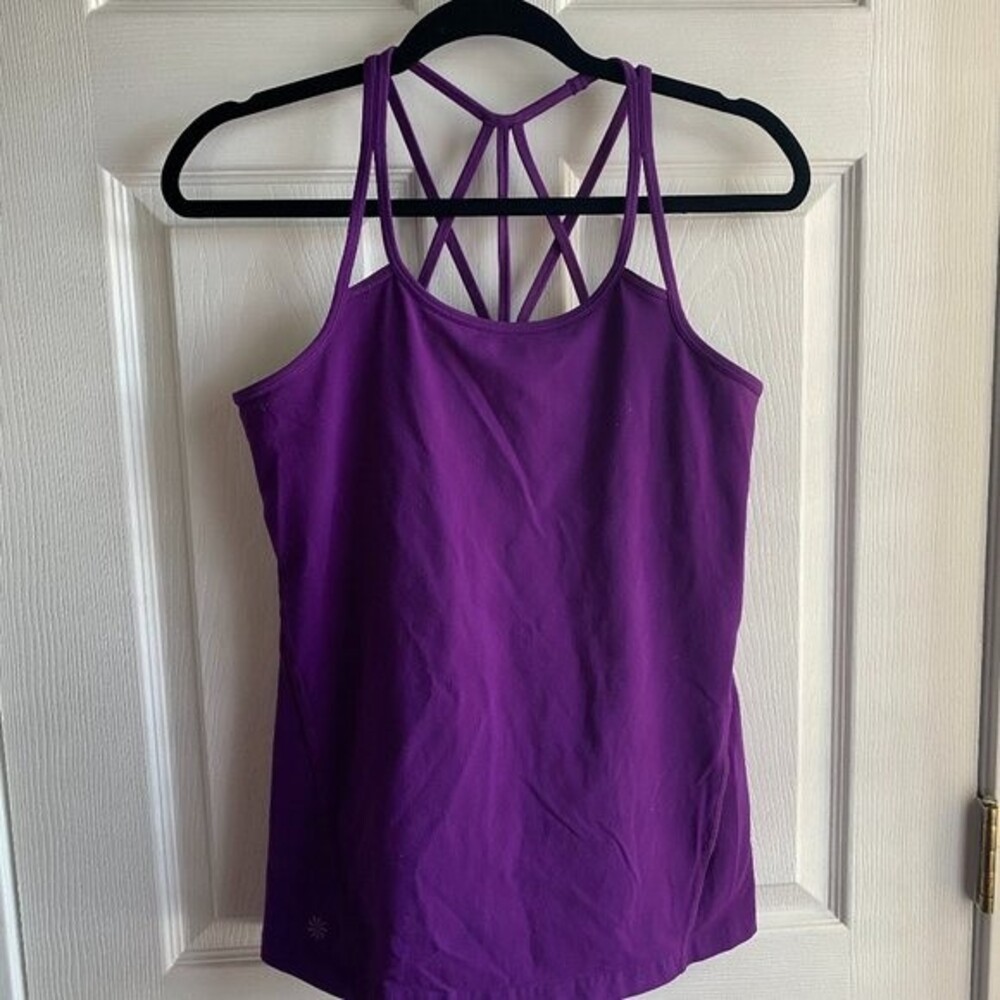 Athleta Empowerment tank - purple, no size tag